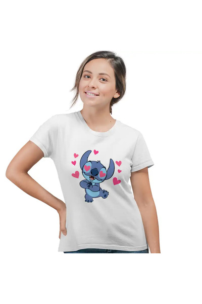 OEM Γυναικείο T-shirt Stitch in Love