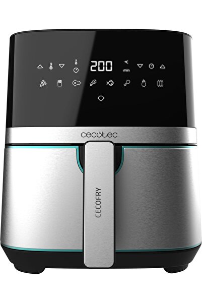 CECOTEC CecoFry 5500 Pro, 5.5L Air Fryer XL, 1700 W, PerfectCook Teknolojisi, 8 Pişirme Mod