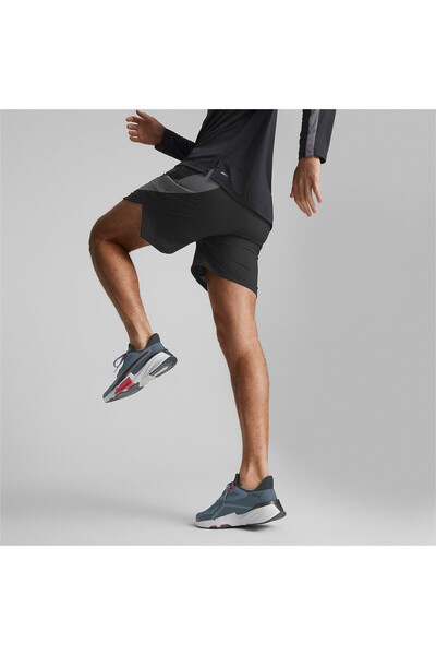 Puma Mens Fit Woven 7" Training Shorts - Black