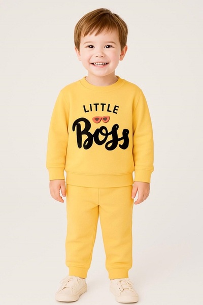 Burç Boy's Seasonal Embroidered Combed Cotton Children's Set