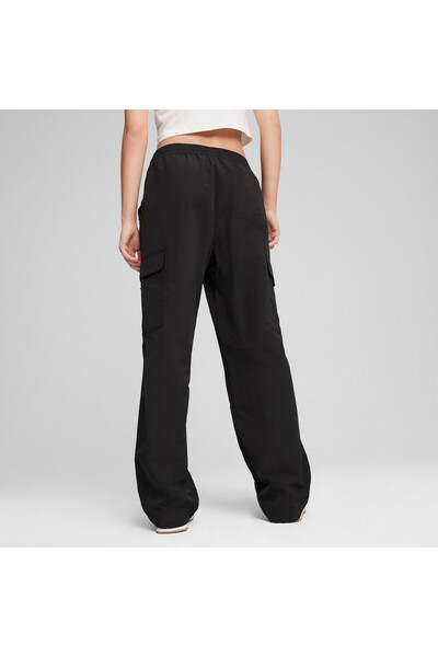 Puma Womens DOWNTOWN Cargo Pants - Black