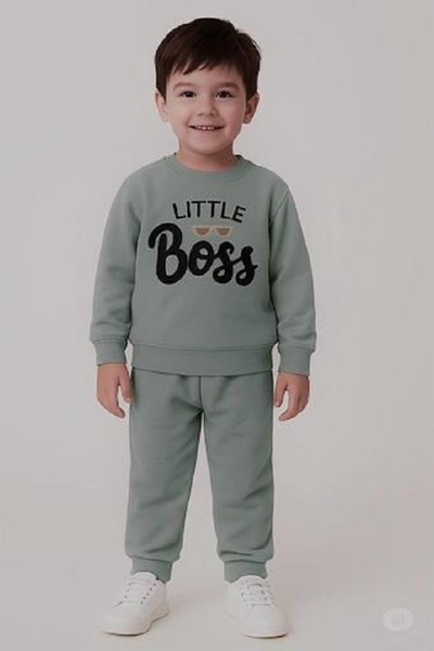 Burç Boy's Seasonal Embroidered Combed Cotton Children's Set