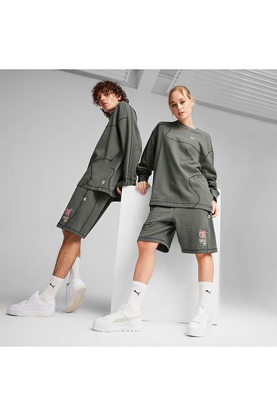Puma Mens RE:COLLECTION Crew - Gray