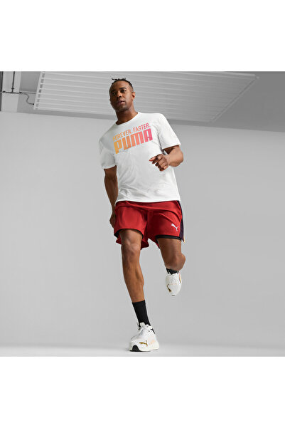 Puma Mens RUN FAV "Forever. Faster." Tee - White