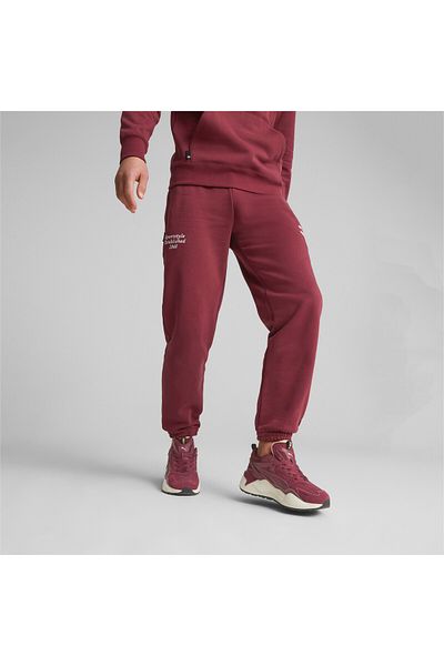 Puma Mens Team Sweatpants - Red