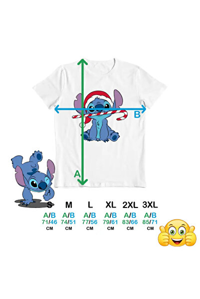 OEM Tricou Barbati Stitch Mos Craciun