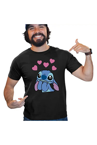 OEM Tricou Barbati Stich I Love You