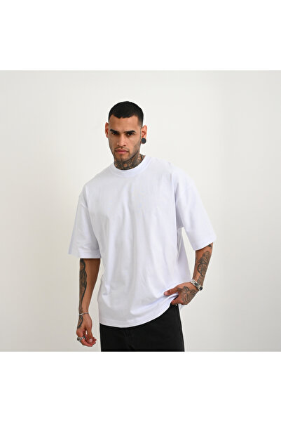 Basic Oversize Beyaz Tişört