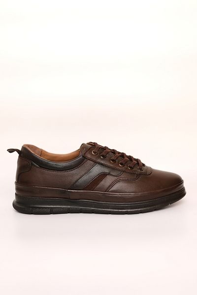 Greyybull Shoes Coffee Light Casual Leather Men Shoes- Sneakers