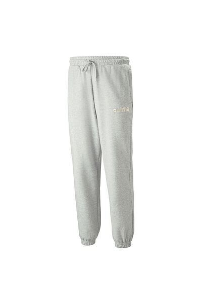 Puma Mens TEAM Sweatpants - Gray