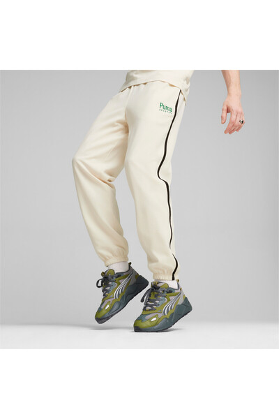 Puma Mens TEAM Track Pants - White