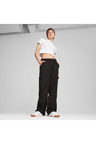 Puma Womens DOWNTOWN Cargo Pants - Black