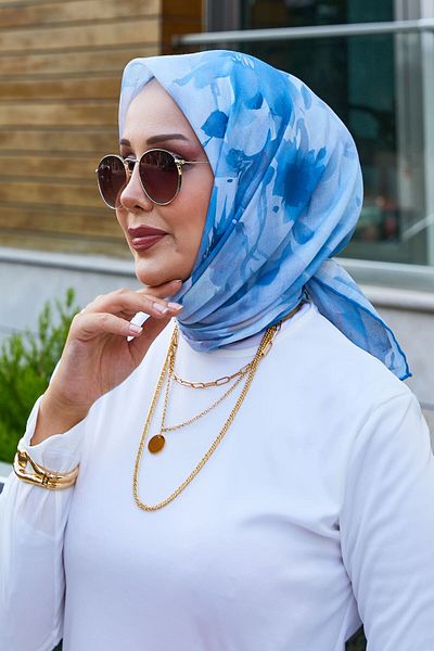 EBRUTESETTÜR Floral Patterned Scarf