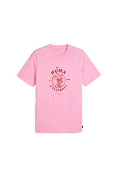 Puma Mens GRAPHICS GELATERIA Tee - Pink