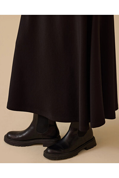 SCL Βασική φαρδιά μακριά φούστα