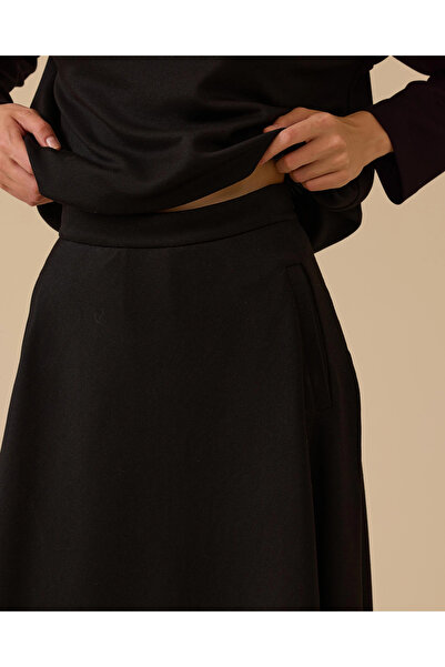 SCL Βασική φαρδιά μακριά φούστα