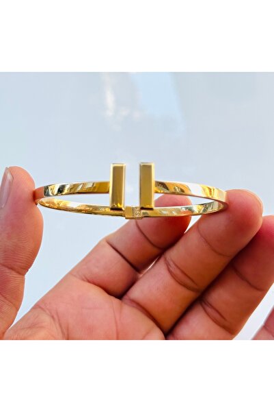 UZUNDAĞ KUYUMCULUK 14 Ayar Altın T Kelepçe Bileklik