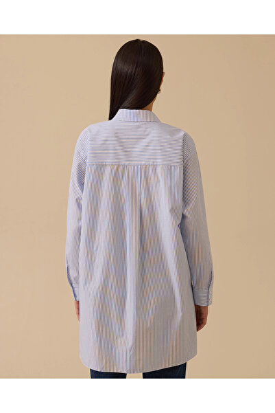 SCL Сорочка з вишивкою та смужками