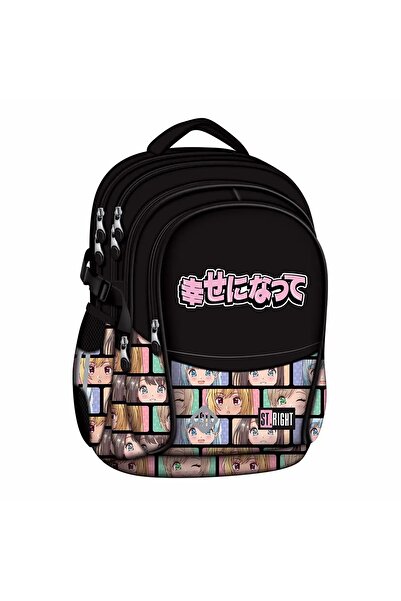 MAJEWSKI RUCSAC SCOLAR BP01 ST Right Colour Anime 4 compartimente, 43x32x21 cm