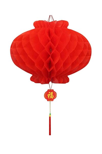 Sabah فانوس أحمر، ديكور مهرجان الربيع، ورق أحمر للعام الصيني الجديد