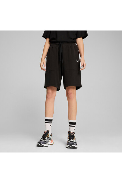 Puma Unisex DOWNTOWN Relaxed Shorts - Black