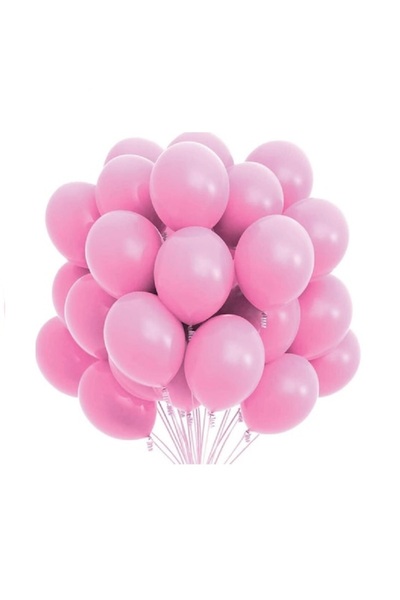 SDX Market Set de 50 de baloane din latex, roz, 25 cm