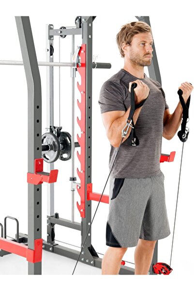 MARCY Pro Smith Total Body Home Gym System, Gray