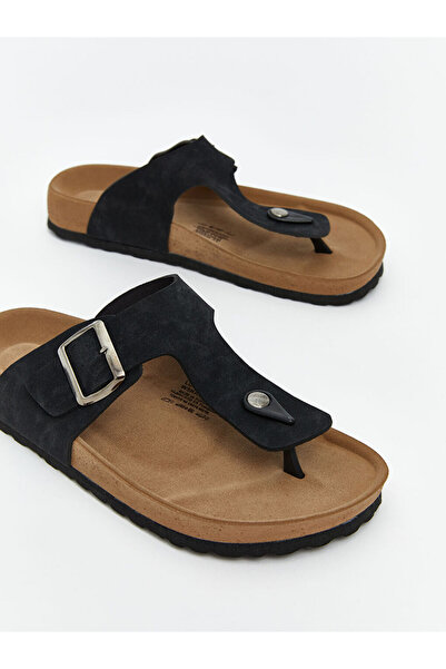 LC Waikiki Μαύρα ανδρικά σανδάλια σαγιονάρες