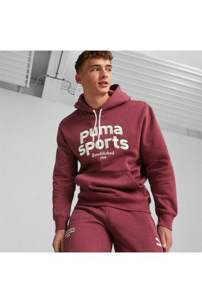Puma Mens Team Hoodie - Red