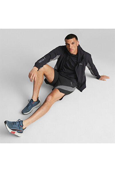 Puma Mens Fit Woven 7" Training Shorts - Black