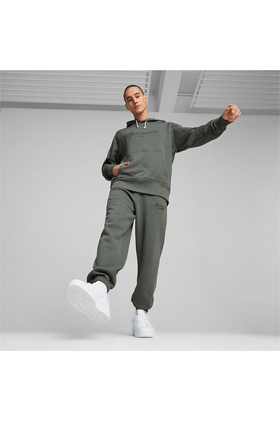 Puma Mens CLASSICS+ Hoodie - Gray