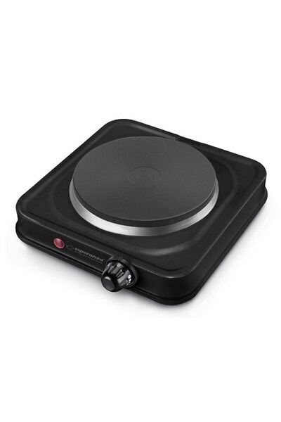 ESPERANZA Electric Hot Plate, Esperanza, 1000W, Black