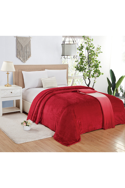 Moon Double Size Floral Throw Blanket All Season Flannel Blanket For Couch Bed And Sofa 200X220 cm G95