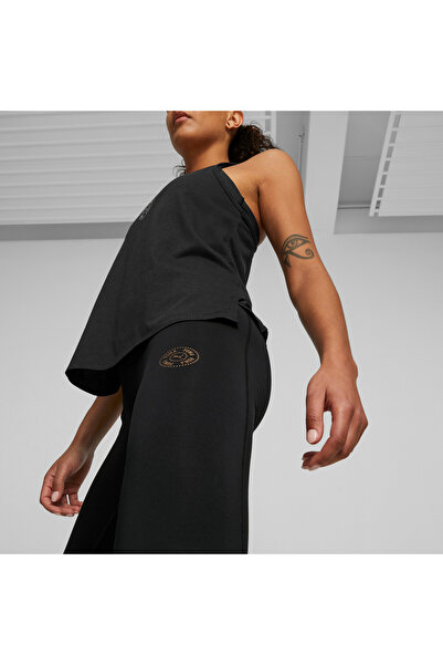 Puma Womens LOGO LOVE Bootcut Tights - Black