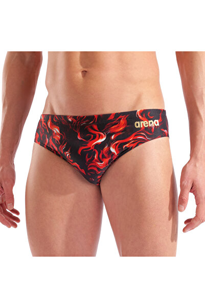 ARENA Graphic Indomitus Men's Black Swimmer Swimsuit 010659550