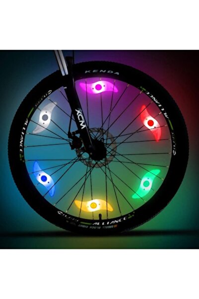 OEM Lumini LED pentru roți de bicicletă, multicolore, impermeabile, 12,5 cm