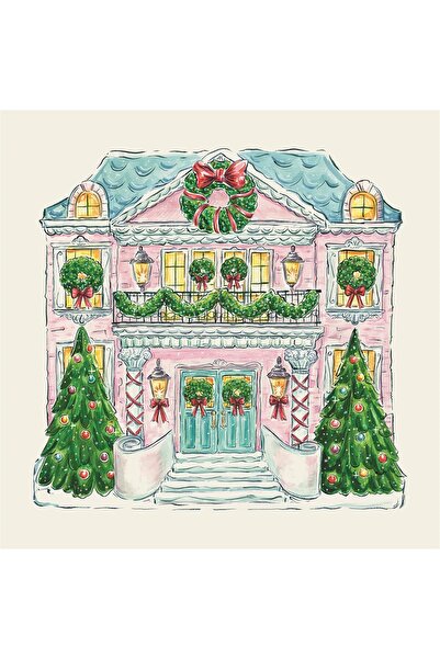 Hester & Cook Holiday Home Cocktail Napkin Pack Of 20