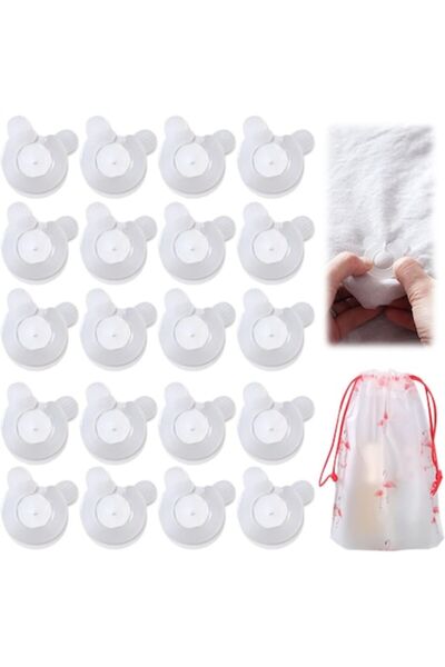 OEM Set fixare pilota, 16 clipsuri, Silicon, Transparent