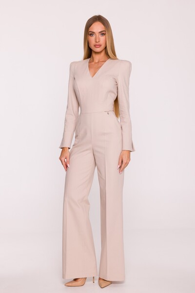 Made of Emotion Jumpsuit with wide trousers and long sleeves