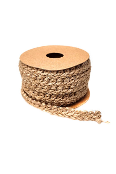 Createur Double Braided Jute Ribbon, Brown, Createur, 10mm x 5m