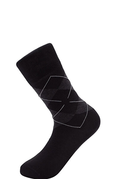 HRN Textile 12-пакет мъжки памучни дълги чорапи с тартан – устойчиви на пот и миризма
