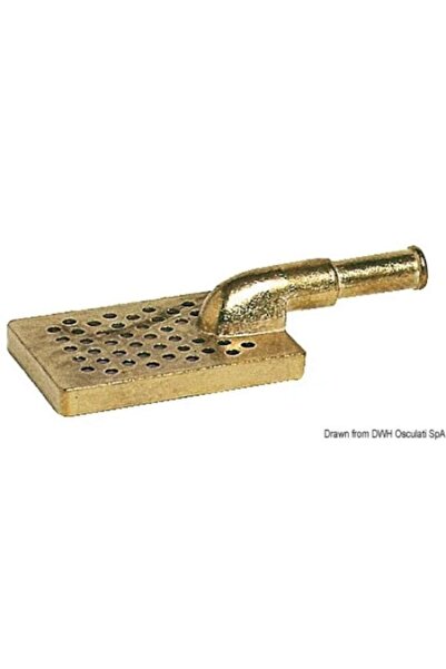 OSCULATI Jumbo Suction Strainer Brass, Diameter 18 mm, 158x71 mm, Hose Adapter Diameter 18 mm