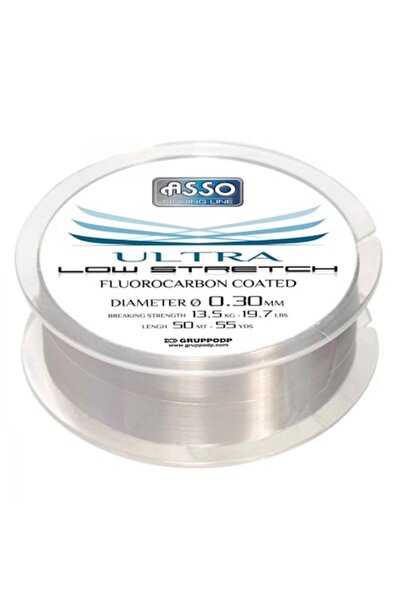 Mimteam Asso Ultra Low Stretch Monofilament Line, Smoky, 150m, Diameter 0.14mm