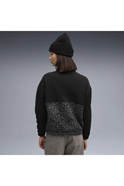 Puma ESS GRAPHIC Animal Crew Siyah Kadın Sweatshirt