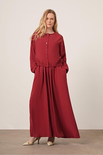 FTZ WOMEN Γυναικείο Σετ Δύο Τεμάχια Βουργουνδίας 31165