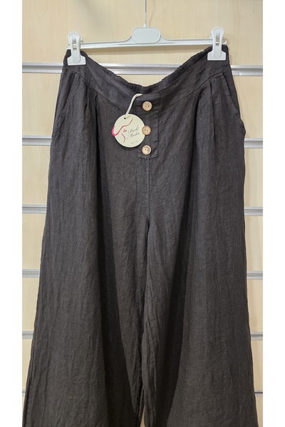 Park Moda Italian Linen Trousers Plain Pattern 3 Buttons