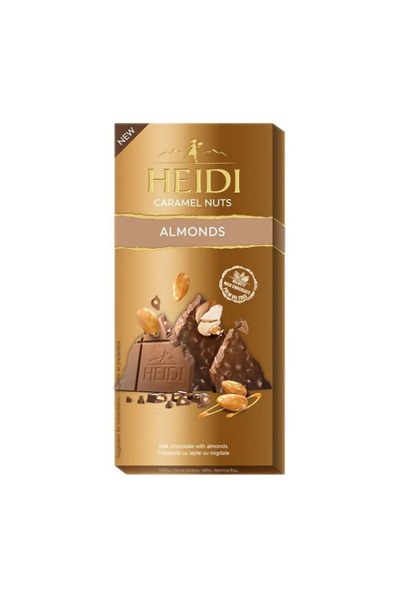 Heidi Ciocolata Caramel Nuts Migdale 80g