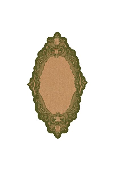 Hester & Cook Moss Fable Toile Table Card - Pachet de 1