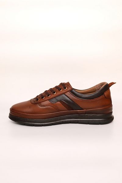 Greyybull Shoes Tan Light Comfortable Leather Men's Shoes - Sneakers