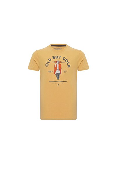 ROUTEFIELD Taft Men's Yellow T-Shirt Men T-Shirt Rftaft25